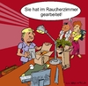 Cartoon: Nichtraucherschutz (small) by Marcel und Pel tagged umerziehung,bevormundung,verbotspolitik,verbote,kündigung,tabakverbot,rauchverbot,raucherzimmer,arbeitsplatz,nichtraucherschutz