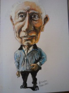 Cartoon: Michael (medium) by jjjerk tagged michael,ireland,irish,cartoon,caricature,blue