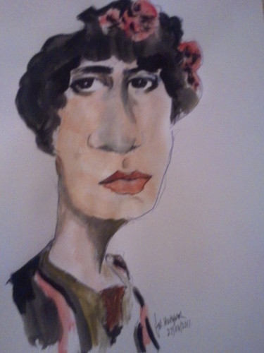 Cartoon: Spanish lady (medium) by jjjerk tagged caricature,cartoon,woman,spanish,spain