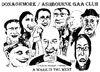 Cartoon: A Wake in the West (small) by jjjerk tagged wake,in,the,west,michael,ginnelly,barry,cartoon,caricature,play,irish,ireland