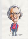 Cartoon: Antonette (small) by jjjerk tagged antonette,flynn,darndale,dublin,ireland,artist,red,glasses