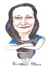 Cartoon: Basia (small) by jjjerk tagged basia barbara poland ireland chemist palmerstown dublin cartoon caricature famous