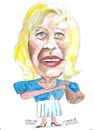 Cartoon: Edda von Sinnin (small) by jjjerk tagged edda,von,sinnion,caricature,cartoon,germany,blue,white,blonde
