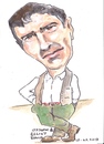 Cartoon: Elliot Gould (small) by jjjerk tagged gould elliott actor american jewish cartoon caricature green film