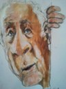 Cartoon: Frank (small) by jjjerk tagged frank coolock library art group cartoon caricature portrait artist painter