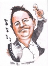 Cartoon: Ivan Smyth (small) by jjjerk tagged ivan smyth badhran player irish ireland drum famous cartoon caricature music band