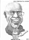 Cartoon: jjjerk (small) by jjjerk tagged jjjerk,self,portrait,irish,ireland,black,white,cartoon,caricature