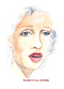 Cartoon: Marlyn (small) by jjjerk tagged marlyn monroe cartoon caricature river of no return portrait actress actor movie star