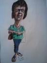 Cartoon: Mary (small) by jjjerk tagged mary,cartoon,sandles,bag,glasses