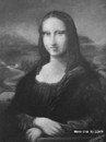 Cartoon: Mona Lisa (small) by jjjerk tagged mona,lisa,la,gioconda,italy,cartoon,caricature,painting,oil