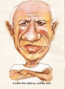 Cartoon: Pablo Picasso (small) by jjjerk tagged pablo picasso spain artist cartoon caricature vest painter