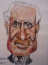 Cartoon: Q Desmond Llewelyn (small) by jjjerk tagged desmond llewelyn actor james bond cartoon famous film movie grey hair caracteture