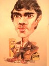 Cartoon: Q new (small) by jjjerk tagged ben wishaw actor james bond cartoon famous film movie grey hair caracteture