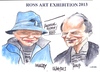 Cartoon: Ross Art (small) by jjjerk tagged ross art dublin philip ingolsby artist cartoon irelad irish caricature