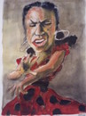 Cartoon: SPANISH DANCER (small) by jjjerk tagged spanish dancer red spain dance flamenco spots famous people music
