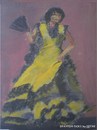 Cartoon: Spanish Doll (small) by jjjerk tagged spain mary spanish cartoon caricature doll yellow dress