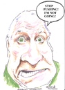 Cartoon: Stop pushing (small) by jjjerk tagged trapattoni,giovanni,soccar,irish,ireland,cartoon,caricature