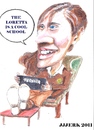 Cartoon: The Loretto is a cool school (small) by jjjerk tagged loretto schoiol wexford cartoon caricature toshiba chair uniform cool