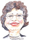 Cartoon: The lovely Ingrid (small) by jjjerk tagged ingrid lovely cartoon caricature irish ireland glasses academic rugby