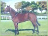 Cartoon: The Moyglare Stud Stakes 1990 (small) by jjjerk tagged capricciosa,horse,race,green,cartoon,caricature,kildare,ireland