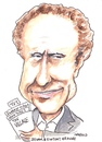 Cartoon: Vincent Browne (small) by jjjerk tagged vincent,browne,talk,show,host,tv3,cartoon,caricature,village,magazine,editor