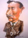 Cartoon: William Hough (small) by jjjerk tagged great war world 1914 1918 lienster regiment cartoon caricature tipperary ireland irish mustache england france