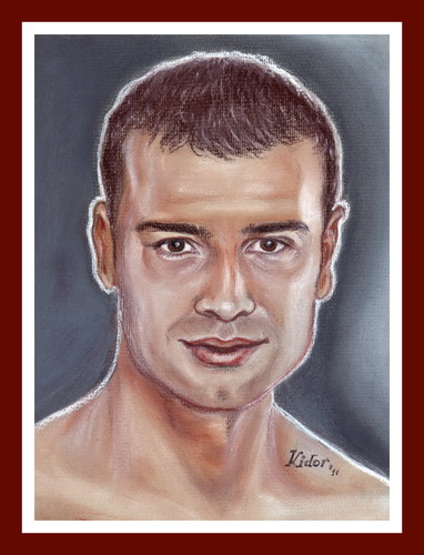 Cartoon: LUCIAN BUTE (medium) by Kidor tagged kidor,bute,lucian,champion,vasile,iralia