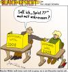Cartoon: Kommunalwahl (small) by Scheibe tagged wahl,kreuz,ellection,spiel,77,politikverdrossenheit
