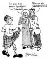 Cartoon: Single Malt Witze 01 (small) by Scheibe tagged schotte,schottenrock,exhibitionist,ehepaar
