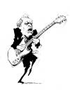 Cartoon: AcDc (small) by Hoppmann tagged caricature portrait illustration karikatur