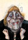 Cartoon: Angela Merkel (small) by Hoppmann tagged kanzlerin politik angie