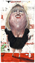Cartoon: Patricia Riekel (small) by Hoppmann tagged patricia,riekel,die,bunte,instyle