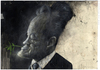 Cartoon: Willy Brandt (small) by Hoppmann tagged willy,brand,bundeskanzler,kanzler,spd,politiker