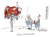 Cartoon: einmal runderneuern (small) by plassmann tagged spd,wahl,steinmeier