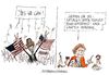 Cartoon: no title (small) by plassmann tagged merkel,kanzlerin,obama