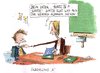 Cartoon: no title (small) by plassmann tagged schule,bildung,hartz4