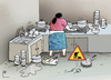 Cartoon: Dishwasher (small) by LAP tagged housewife,dishwasher,underconstruction
