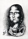 Cartoon: La Gioconda (small) by gogna caricaturas tagged mona lisa