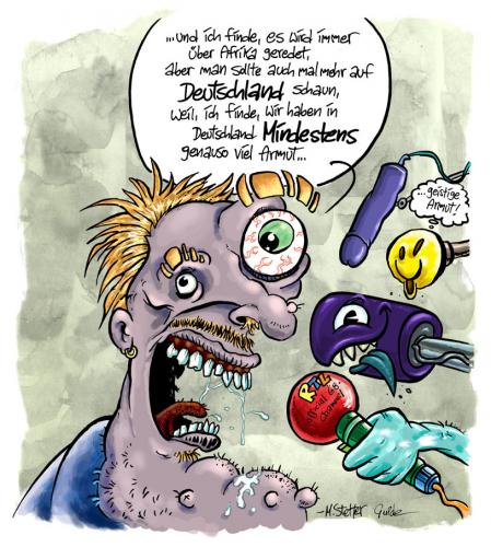 Cartoon: GutN8 Deutschland (medium) by moritz stetter tagged g8,gipfel,afrika,deutschland