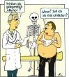 Cartoon: Beim Hausarzt (small) by MiS09 tagged hausarzt,arztbesuch,untersuchung,alkohol,diagnose,gesundheit,patient