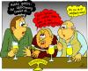 Cartoon: Wo ist der Aufschwung hin? (small) by MiS09 tagged karikatur,stammtisch,aufschwung,krise,wirtschaft