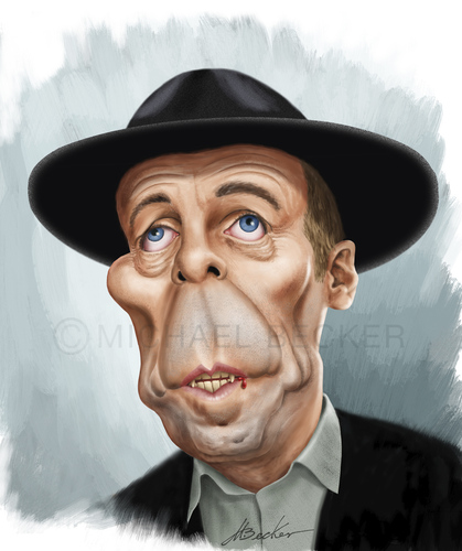 Cartoon: Gunter von Hagen (medium) by Michael Becker tagged illustration,photoshop,karikatur,plastinator,hagen,gunter