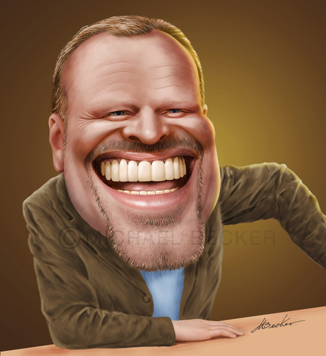 Cartoon: Stefan Raab (medium) by Michael Becker tagged karikaturen,illustration,photoshop,entertainer,raab,stefan