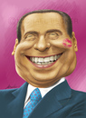 Cartoon: Silvio Berlusconi (small) by Michael Becker tagged silvio,berlusconi,ministerpräsident,italien,cavaliere,karikaturen,portrait