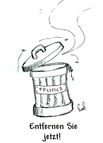 Cartoon: ? (medium) by wardfraser tagged garbolotics