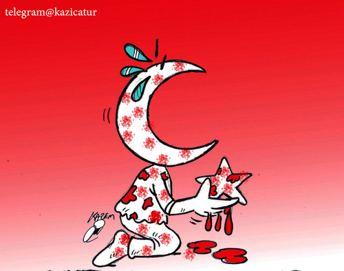Cartoon: ankara (medium) by Hossein Kazem tagged ankara
