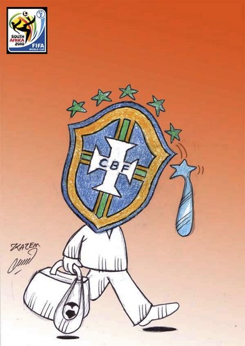 Cartoon: brazil (medium) by Hossein Kazem tagged brazil