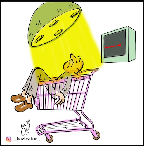 Cartoon: bye buy (medium) by Hossein Kazem tagged poor,buy