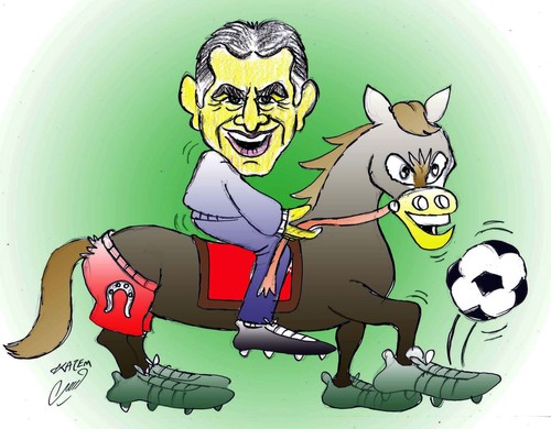 Cartoon: carlos queiroz (medium) by Hossein Kazem tagged carlos,queiroz