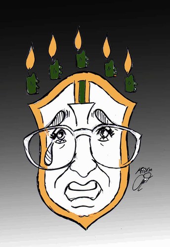 Cartoon: cry for brazil (medium) by Hossein Kazem tagged cry,for,brazil